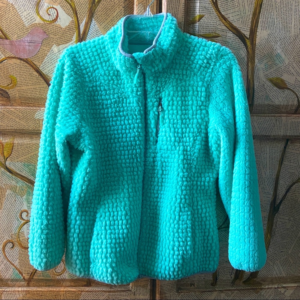 (CLOSET CLOSING FINAL SALE) LIKE NEW Steve Madden Faux Fur Jacket (Mint Green)